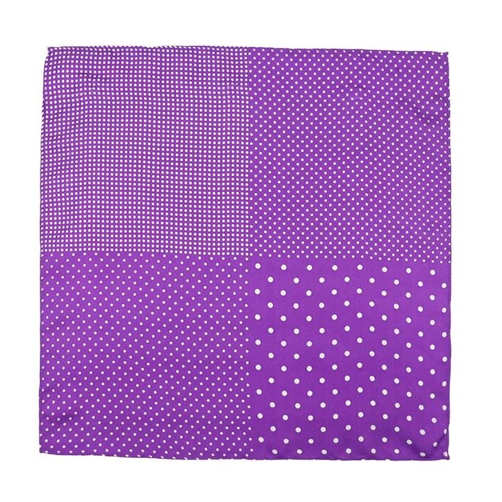 mens polka dot pocket square