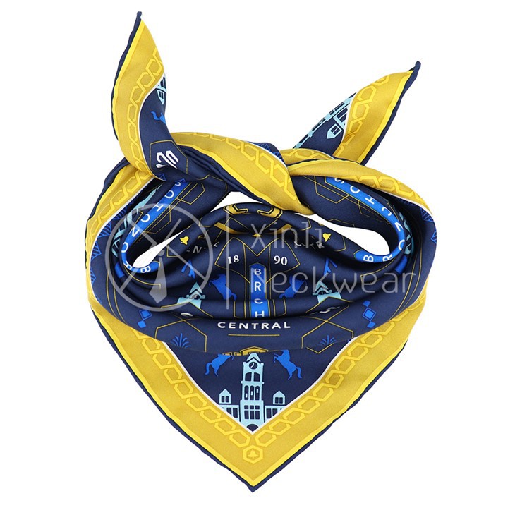 Women'S Square Silk Scarf